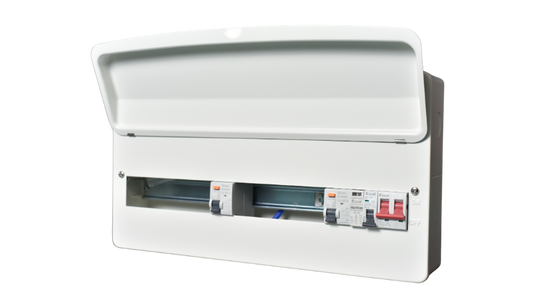 Excel E2416TRS Dual RCD Consumer Unit with SPD Protection