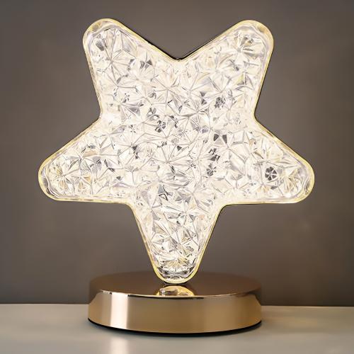 LED Star Desk Touch Lamp – USB Rechargeable with 3 Colour Modes