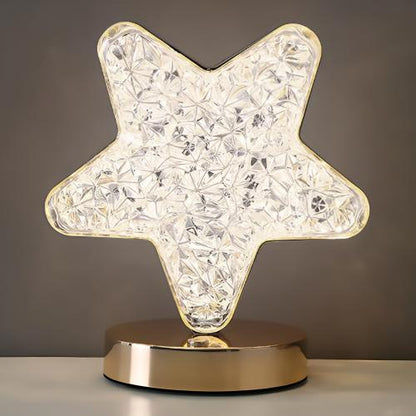 LED Star Desk Touch Lamp – USB Rechargeable with 3 Colour Modes