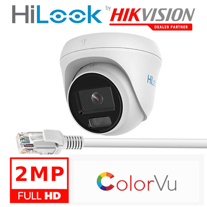 HILOOK IP 2MP ColorVu Camera IPC-T229H (2.8mm)