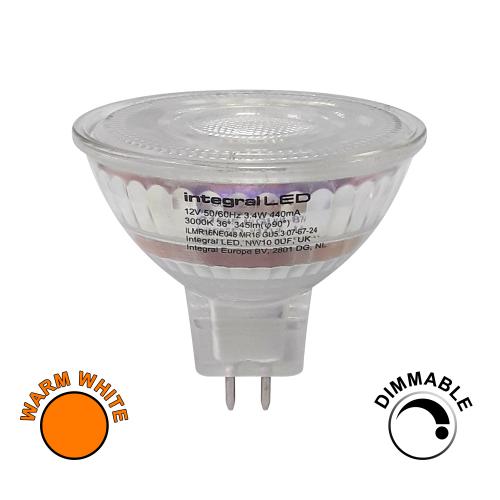 Integral 3.4W LED MR16 Warm White Bulb