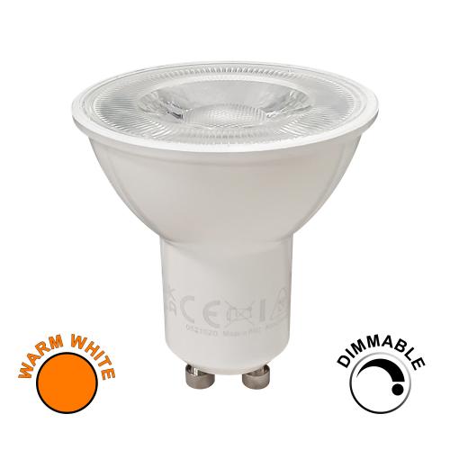 Integral Dimmable 5.7W LED GU10 Warm White Spotlight