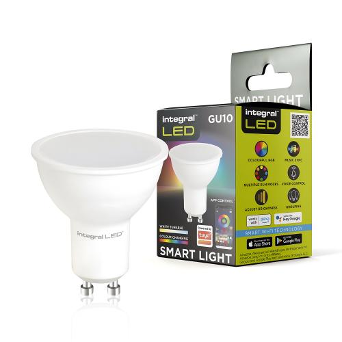 Integral 4.9W Smart RGB LED GU10 Bulb