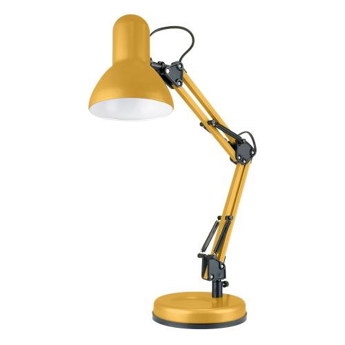 40W Hobby Desk Lamp – Mustard Finish with Adjustable Arm