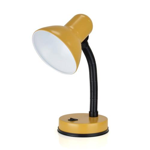 Lloytron Flexi Desk Lamp – Mustard Finish with Flexible Neck