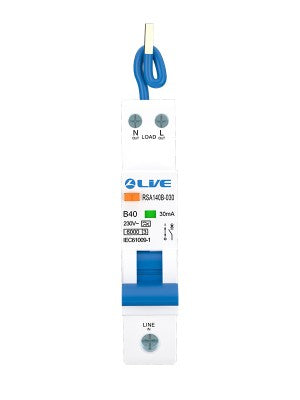 Live Electrical 32A Type A Mini RCBO 30mA 6kA