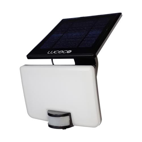 Luceco Solar Guardian 11W Floodlight with PIR – High-Power Wire-Free Security