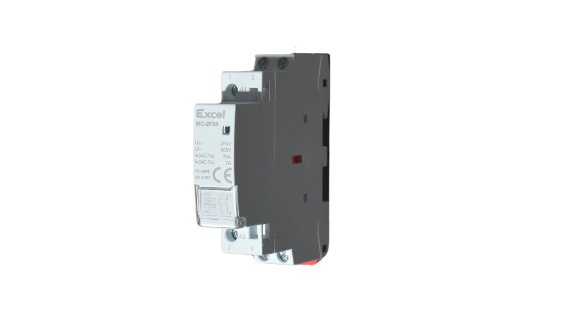 Modular Contactor 2 Pole 20A – Reliable DIN Rail Control Solution