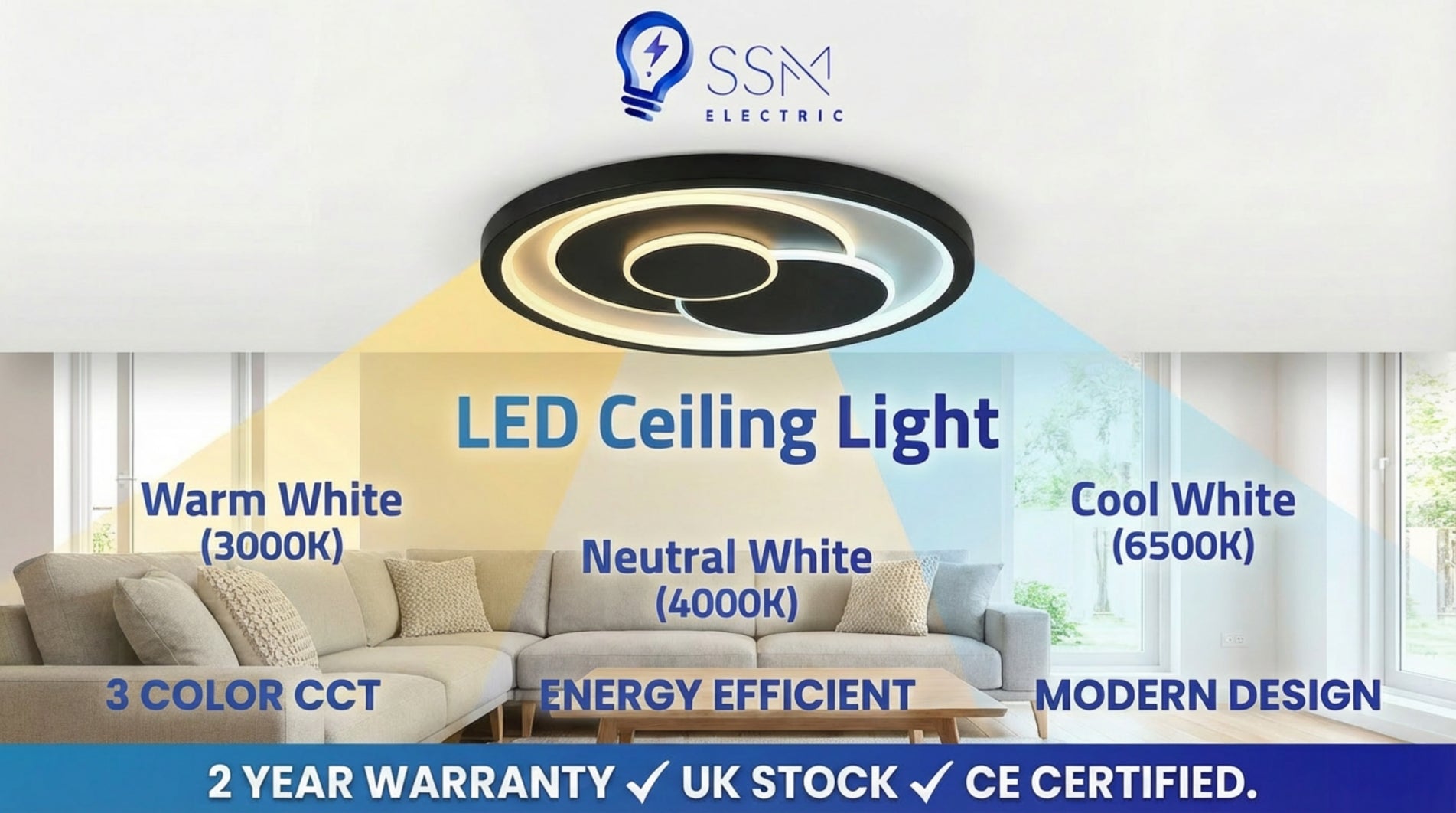 led ceiling light for hallway, kitchen, living room