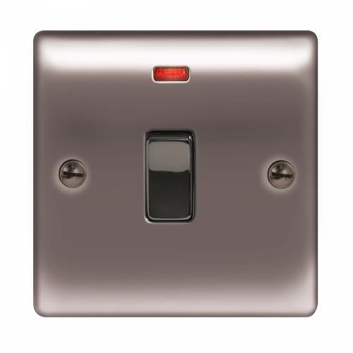 20A Double Pole Switch with Neon Black Nickel – Safe & Stylish Power Control