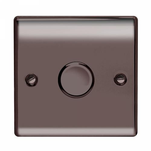1 Gang 2 Way Dimmer Switch Black Nickel – Elegant Lighting Control