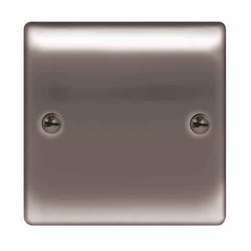 1 Gang Blank Plate Black Nickel – Sleek Electrical Cover Solution