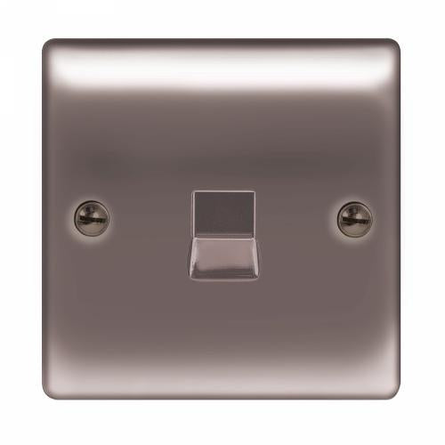 1 Gang BT Slave Socket Black Nickel – Secondary Phone Connection