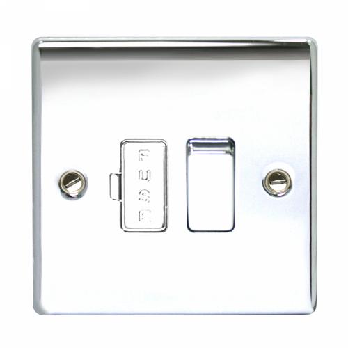 Polished Chrome Fused Spur | 13A Switched Connection Unit