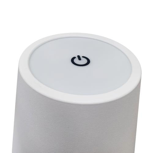 2W White Rechargeable Desk Lamp – Dimmable with 3 Colour Modes