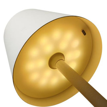 2W White Rechargeable Desk Lamp – Dimmable with 3 Colour Modes