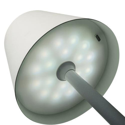 2W White Rechargeable Desk Lamp – Dimmable with 3 Colour Modes