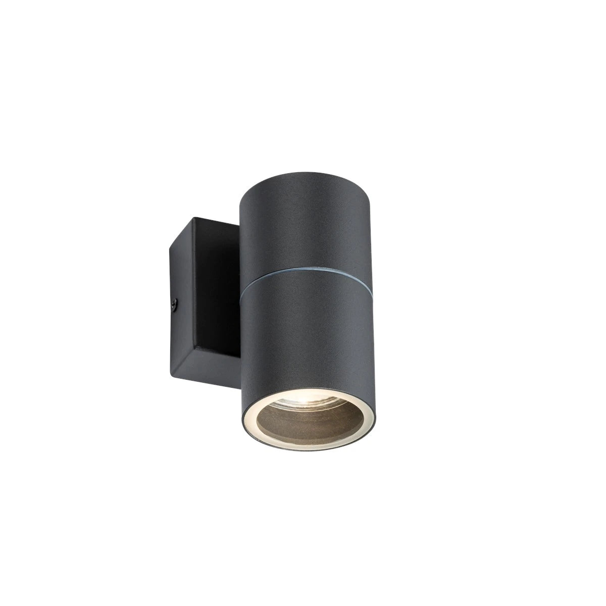 Knightsbridge OWALL01A Single GU10 Wall Light Anthracite
