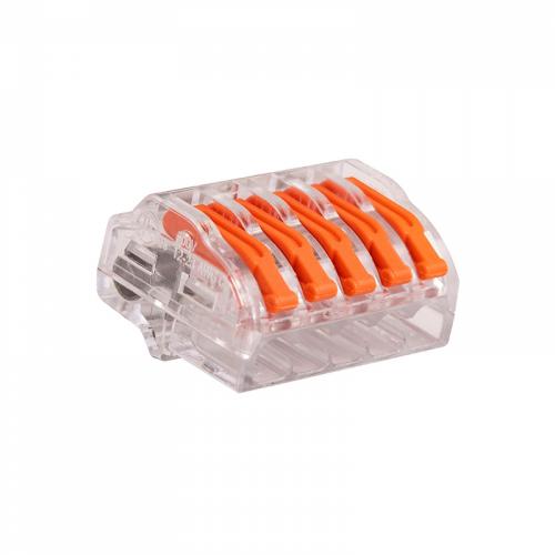Q-Nect 5 Port Lever Wire Connector QL5322 – Pack of 30