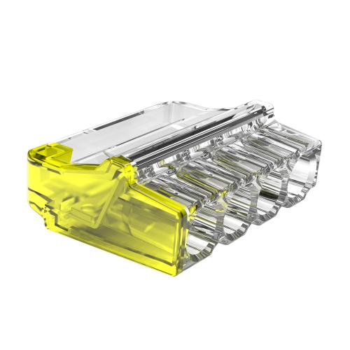 Q-Crimp 4 Port Push In Wire Connectors QP4242Y2 – Box of 100