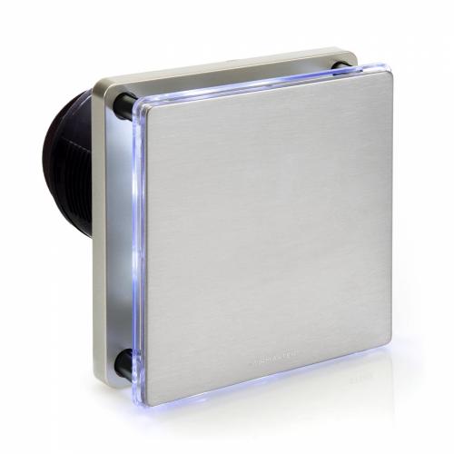 Premium 4 Inch Stainless Steel Extractor Fan with LED Timer