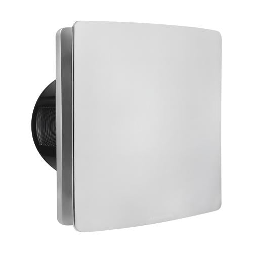 Modern 4 Inch Chrome Extractor Fan with Timer RFP4T-CHR