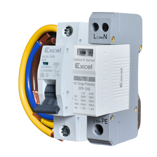 SPD 2 Pole 40kA Kit – Reliable Surge Protection for Electrical Systems