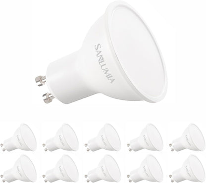 SSM ELECTRIC GU10 LED Bulbs 5W Warm White 3000K - Pack of 10