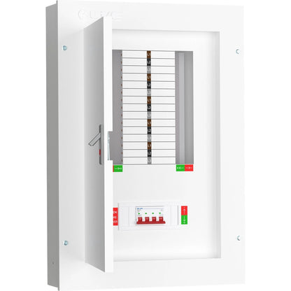 Live TPN10-125 10 Way Distribution Board – 3 Phase TP&N 125A Incomer