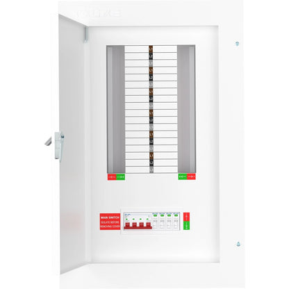 Live TPN12-125S 12 Way Distribution Board with SPD – 3 Phase TP&N 125A
