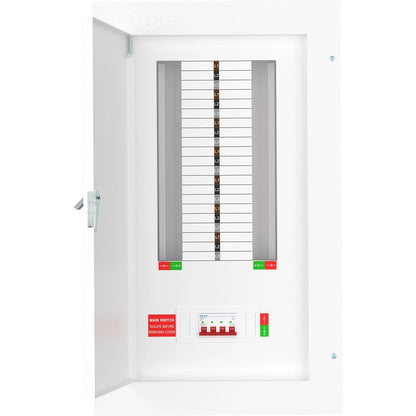 Live TPN14-125 14 Way Distribution Board – 3 Phase TP&N 125A Incomer