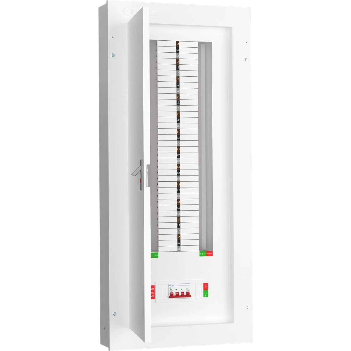 Live TPN24-125 24 Way TP&N 125A Three Phase Distribution Board