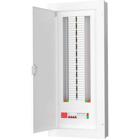 Live TPN24-125S 24 Way TP&N 125A Distribution Board with SPD