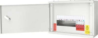 Live TPNH03-100 3 Way Horizontal TP&N 100A Distribution Board