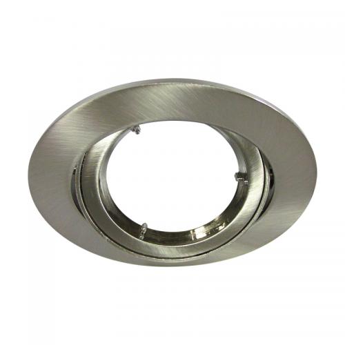 Chrome Diecast GU10 Tilt Downlight – Polished Adjustable Spot