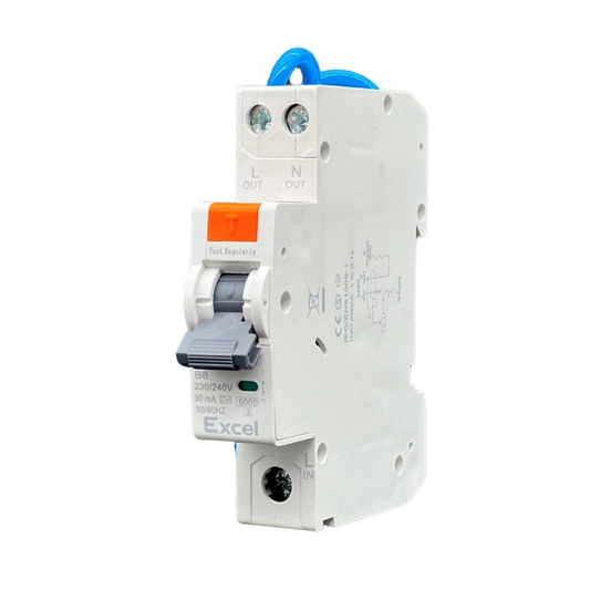 Complete Circuit Safety: 6kA 10A RCBO with Type A 30mA Protection