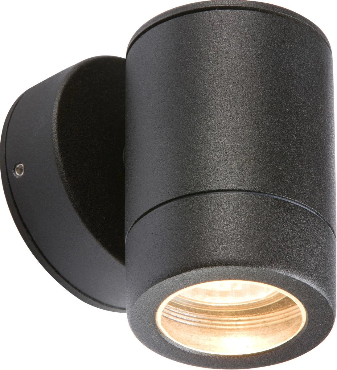 Knightsbridge WALL1BK Lightweight Fixed GU10 Wall Light Black