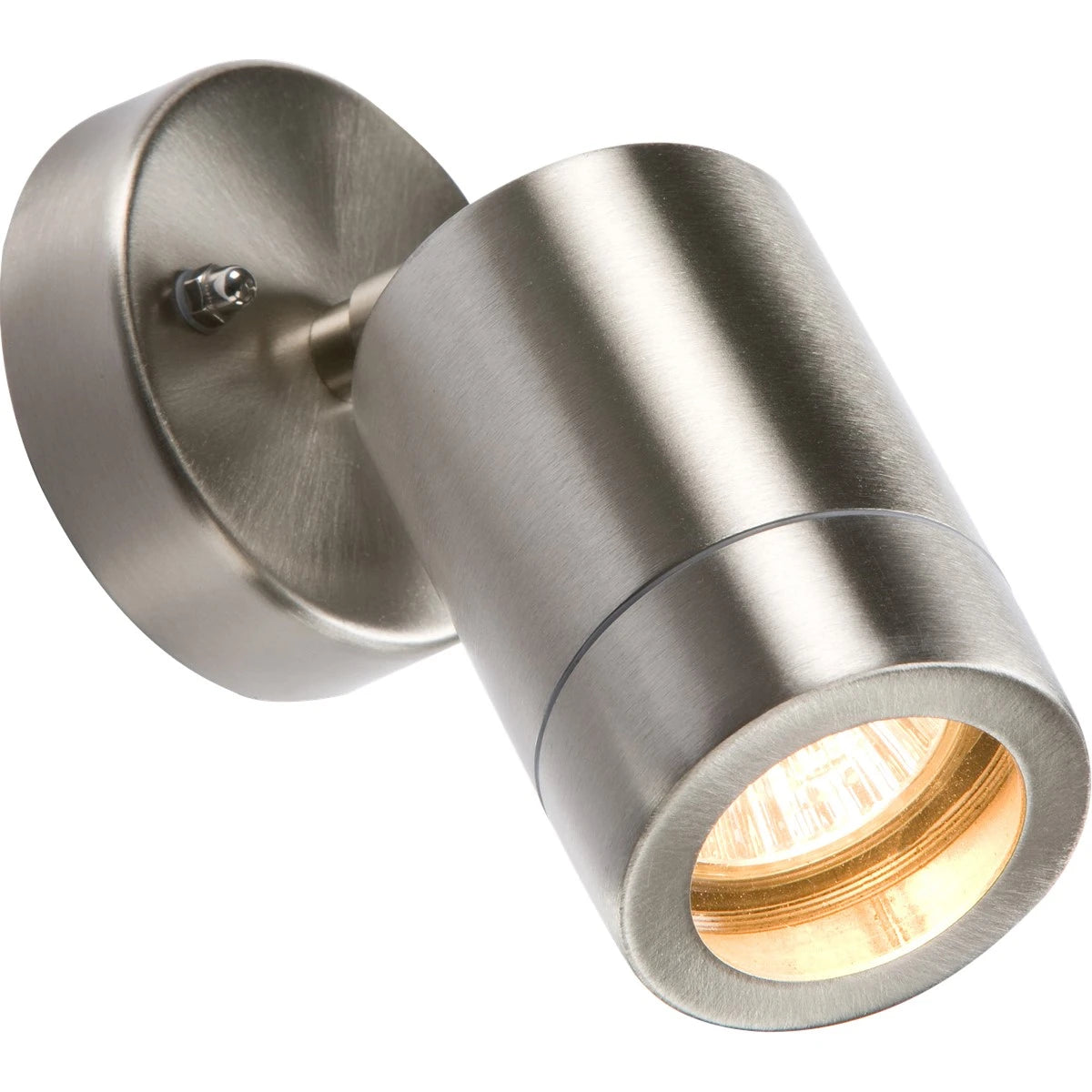Knightsbridge WALL3L Lightweight Adjustable GU10 Wall Light Stainless Steel