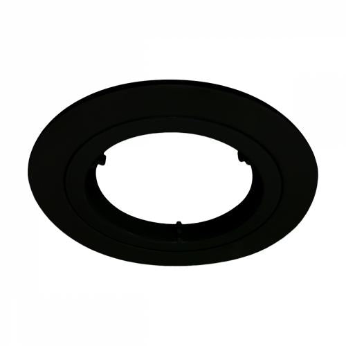 Black Diecast GU10 Fixed Downlight – Matt Black Ceiling Spot