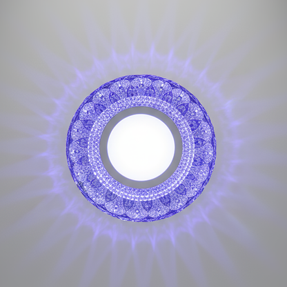 Spot Lights LED - Royal Crystal Cool White Spotlight with Blue Edge