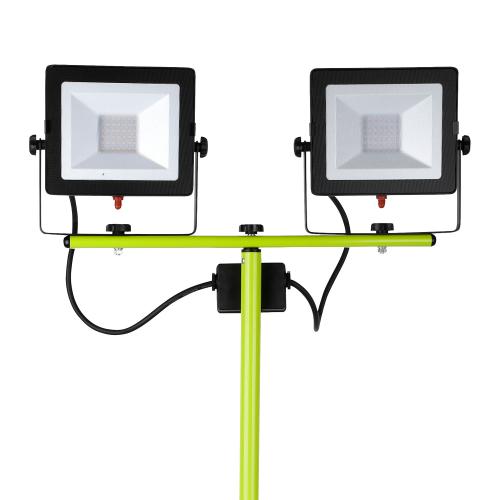 2x20W LED Twin Tripod Work Light – High-Output Portable Site Lighting