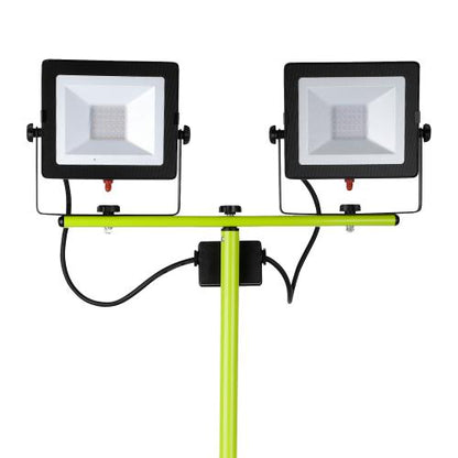 2x20W LED Twin Tripod Work Light – High-Output Portable Site Lighting