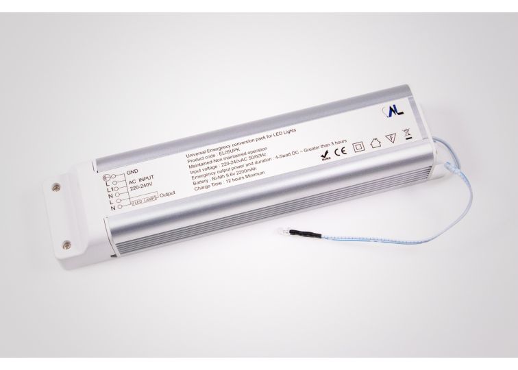 5W Universal LED Emergency Battery Pack (Internal/External)