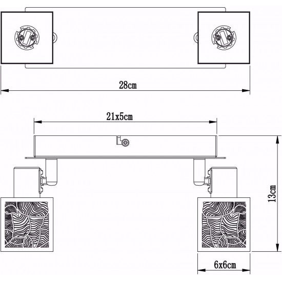 Enthral Series Chrome G9 LED Ceiling Spotlight Light Fitting (1–4 Way)