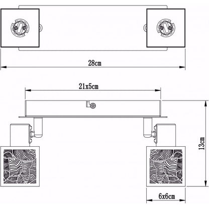 Enthral Series Chrome G9 LED Ceiling Spotlight Light Fitting (1–4 Way)