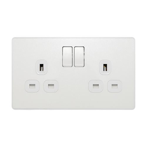Elegant Dual Power Solution in Pearl White Finish