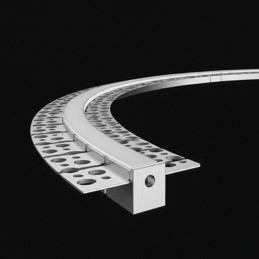 3 Meter Flexible Plaster-In Aluminium LED Profile – 12mm Internal Width – With Silicone Opal Diffuser | SSM Electric