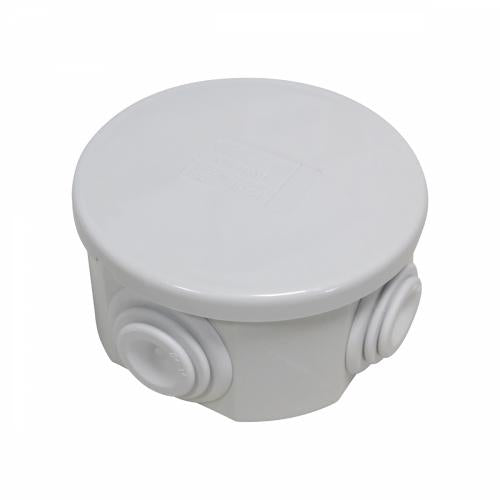 65mm Round Weatherproof Junction Box – Compact Outdoor Cable Box