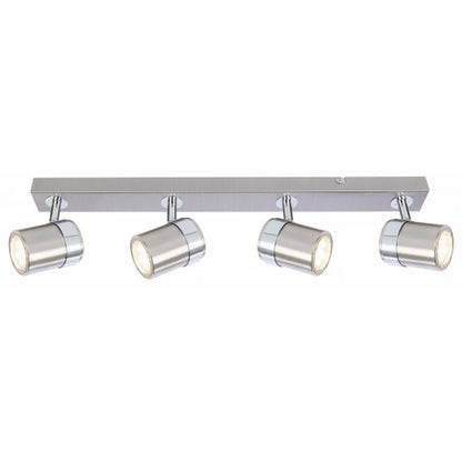 Modern Interior 4 Way GU10 Ceiling Straight Bar LED Spotlight Fitting