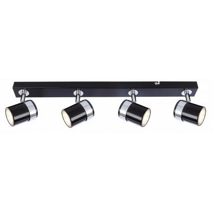 Modern Interior 4 Way GU10 Ceiling Straight Bar LED Spotlight Fitting